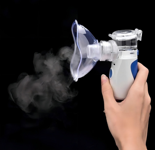 Nebulizador inalámbrico ultrasónico Mesh Nebulizador Mesch ultra vapor blanco 127V