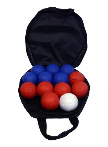 Jogo de bolas de bocha Sulamericana 1.150kg Com 12 bolas 2 bolim comum