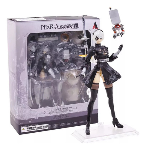 Colección De Figuras Nier: Automata 2b Y Machine Lifeform De