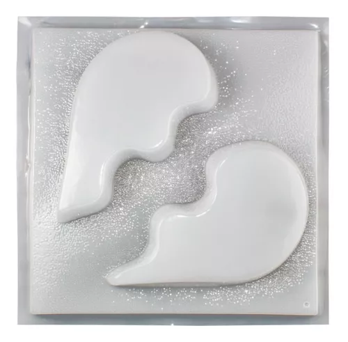 Molde Forma de Corazon para Gelatinas Molde de Plástico Heart Shape Jelly  Mold