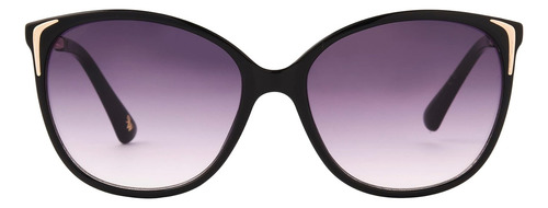 2025 Nine West Mujer Lorelai Gafas De Sol Cateye, Negro