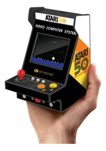 Consola Portátil My Arcade Nano Atari 75 Juegos Dgunl-7014 Color Negro