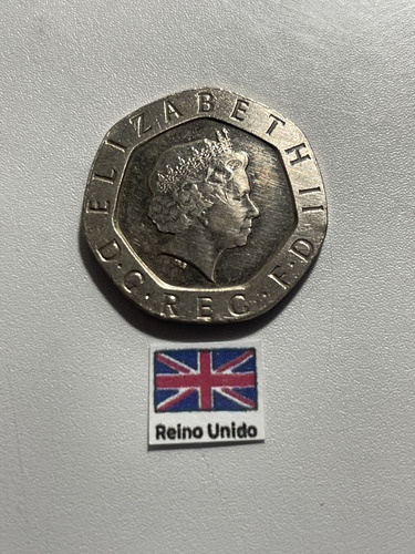 Moeda 20 Pence 2003, In 90 Inglaterra (Usado)
