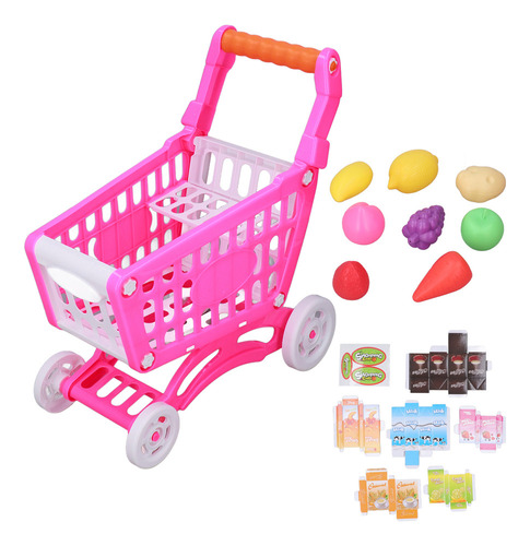 Set De Carrito De Compras Para Niños, Juguetes Educativos Y