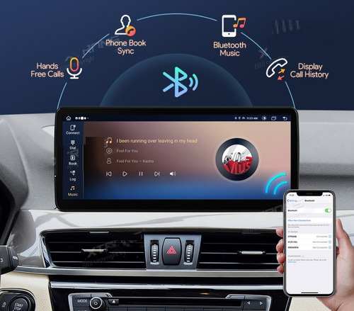 Bmw X1 2016-2022 Pantalla 12.3 Android Gps Carplay Bluetooth