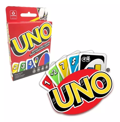 Jogo De Cartas Uno - Com Cartas Para Personalizar