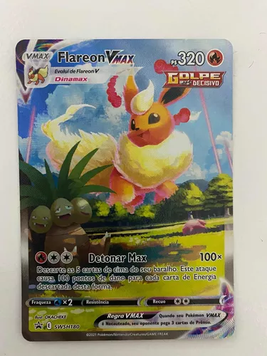 Jogos de Cartas - Pokemon Box Flareon Vmax - 31093 Copag