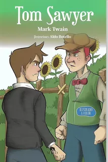 Tom Sawyer Libro A Color Para Niños Edad 6-10 Años Cuento