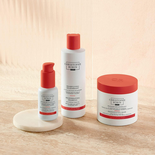 Shampoo Regenerador Christophe Robin Com Óleo De Atum Para