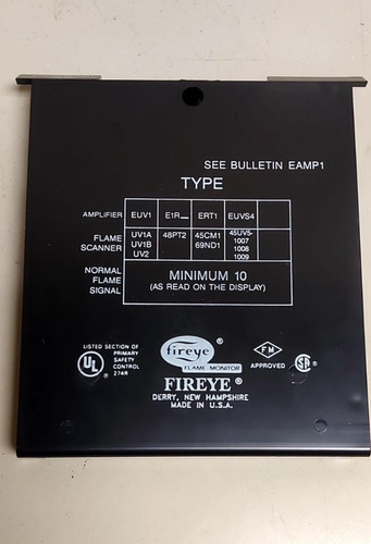 Fireye Targeta Amplifier Euv1 (eamp1)
