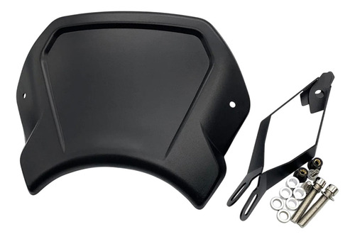 Parabrisas De Motocicleta, Placa Frontal, Deflector De Negro