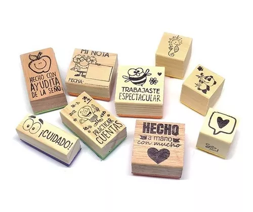 Sello Personalizado 6x 4 Madera