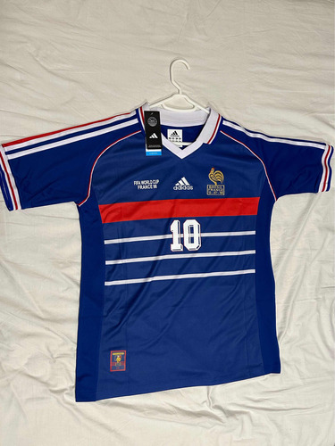 Camiseta Retro Francia Final 1998zidane Talla L