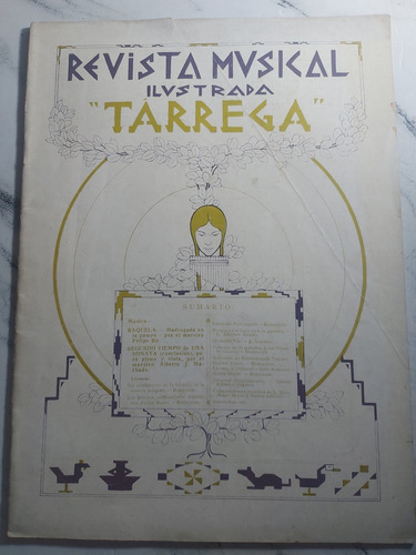 Antigua Revista Musical Y De Arte Tarrega 1924/1926. Ian 592