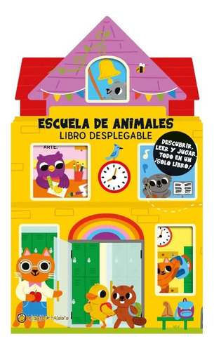 Escuela De Animales - Libro Desplegable - Gato De Hojalata