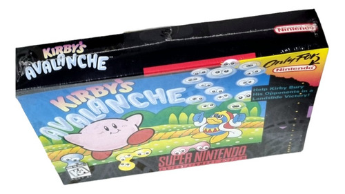 Kirbys Avalanche Game Original Snes Nintendo Lacrado Coleção