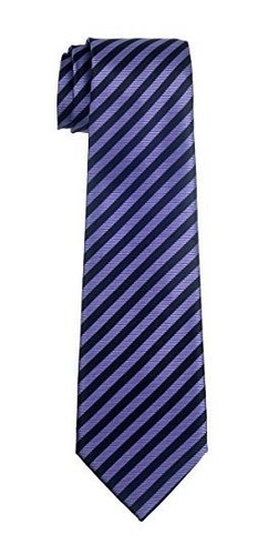 Retreez Striped Woven Microfiber Boy's Tie - 8-10 Years - Va