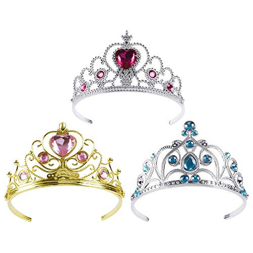 Princesa Tiara Crown Headpieces Dress Up Set Niñas Peq...