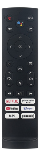 Erf3a90 - Control Remoto Por Voz Reemplazado Para Hisense An