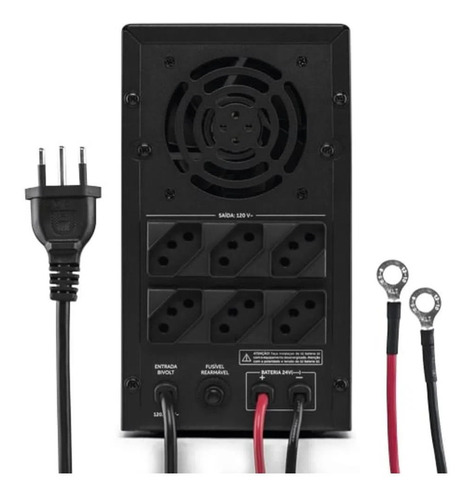 Nobreak Interativo Longbackup Bivolt Intelbras Xnb 1800vabi+ Preto