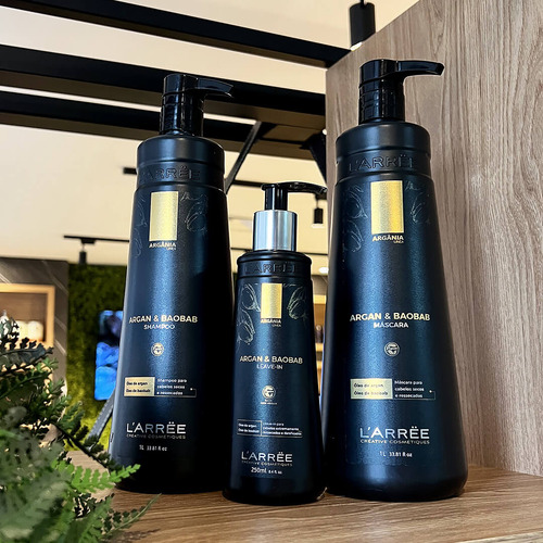 Shampoo Argan E Baobab Hidratação 300ml Larree