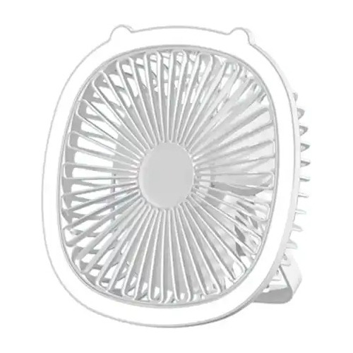 Ventilador Lámpara Led Escritorio Usb Mini Fan Ajustable