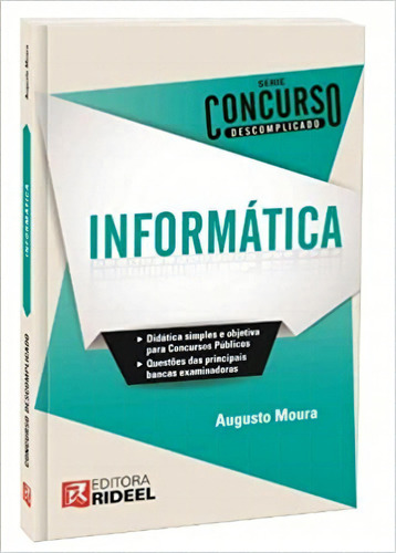 Concurso Descomplicado - Informatica, De Augusto Moura. Editora Rideel Em Português