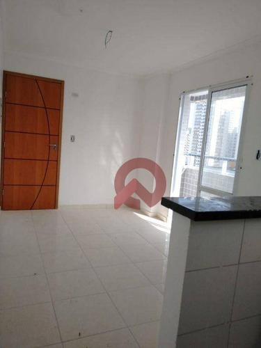 Imagem 3 de 13 de Apartamento Com 1 Dormitório À Venda, 39 M² Por R$ 245.000 - Boqueirão - Praia Grande/sp - Ap3694