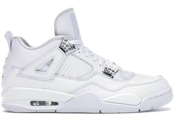 tenis jordan retro 4 blancos