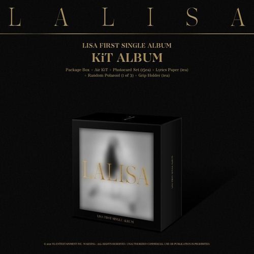 Blackpink Lisa - First Single Album Lalisa - Kit Album