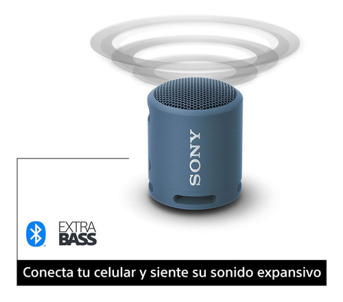 Parlante Inalámbrico Portátil Extra Bass Xb13 Color Azul claro