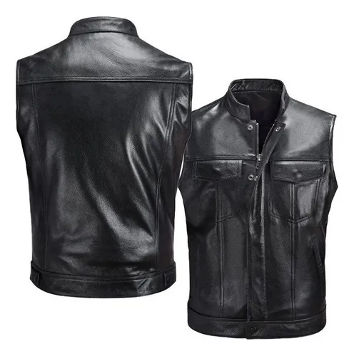 Chaleco De Cuero Para Moto MercadoLibre