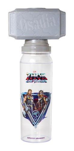 Vaso Thor Botella Premium Marvel Love And Thunder Mjolnir