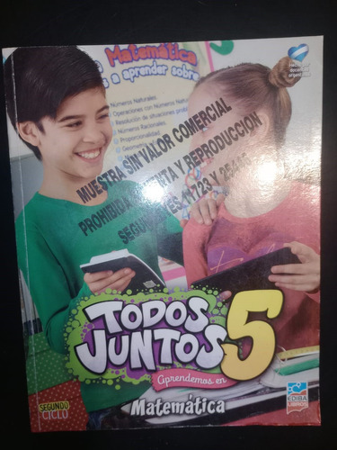 Libro Todos Juntos Aprendemos En 5 Matemática Ediba