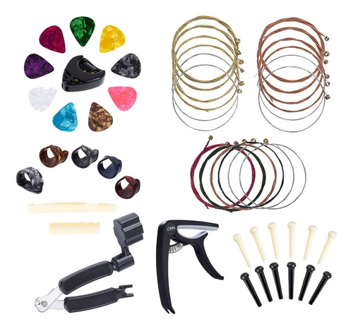 I 49 Unids/set Kit De Accesorios For Guitarra Eléctrica