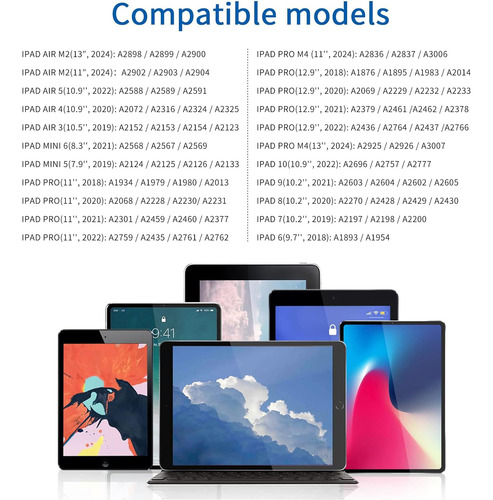 Lápiz Capacitivo Anyqoo Para Apple iPad Air 2024 M2 De 11/13