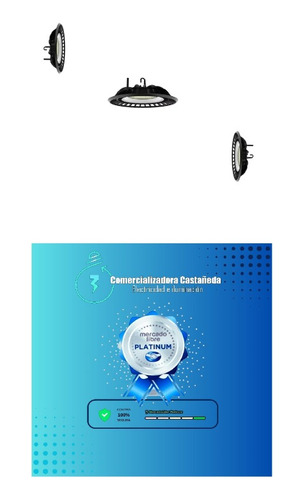 Campana Led Ufo Ii 200w 6000k 120° Driver Dob Unilux / Factu