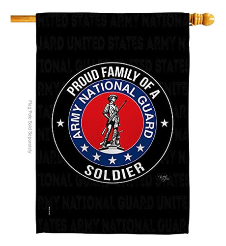 Breeze Decor Army Proud Family Soldier House Flag Armed Forc