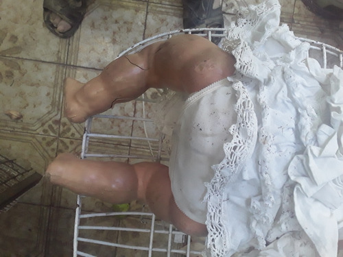 Muñeca Antigua De Pasta (Usado)