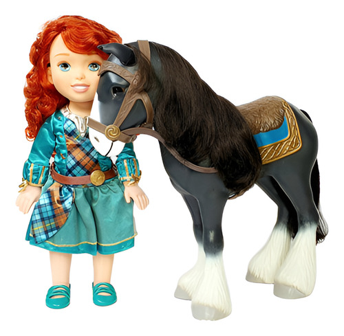 Disney Merida Con Caballo Angus (Usado)