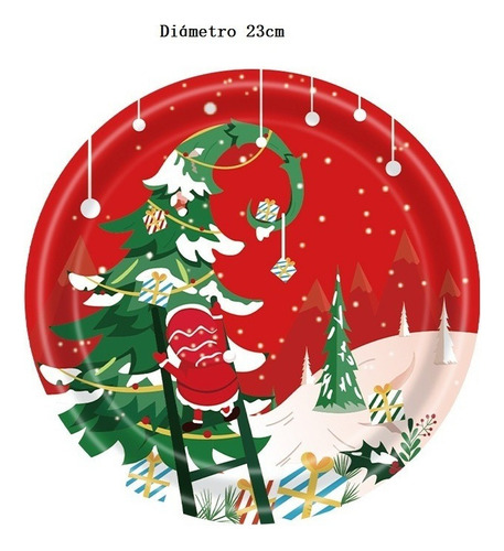 Nueva Fiesta De Navidad 2022, Vajilla Desechable, 147 Piezas