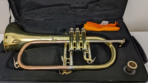 Imagem 4 de 5 de Flugelhorn Sib Jahnke Dourado Com Garantia - Oferta -