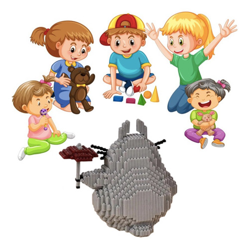 Bloques Construcción Kit Figuras Armables Rompecabezas 3d