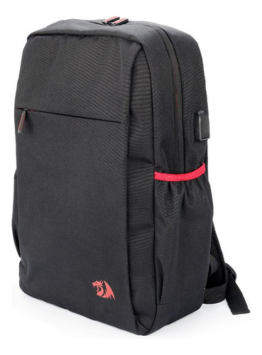 Mochila Negra Redragon Heracles Gb-82 De 15.6 Pulgadas Negro