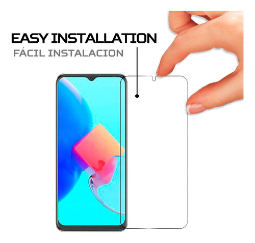 Imagen 3 de 6 de Protector De Pantalla Antishock Tecno Spark 8p