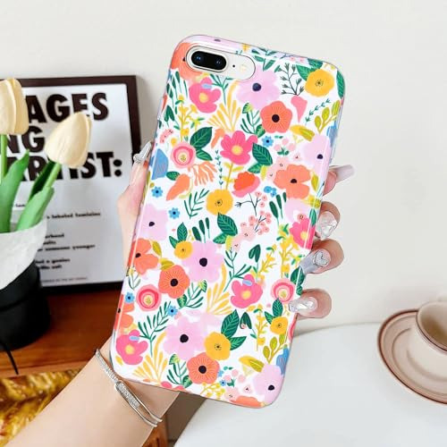Funda Para iPhone 8 Plus iPhone 7 Plus Floral 5.5 PuLG Suave