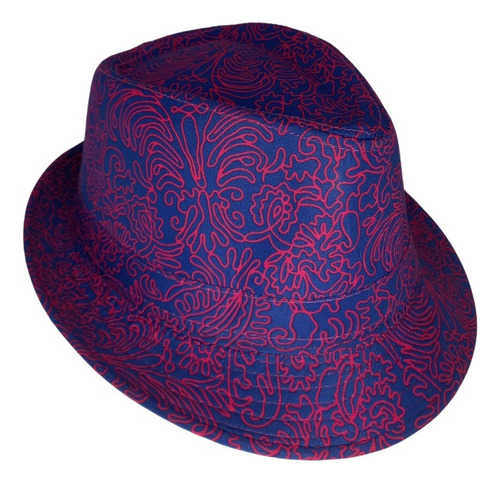 Sombrero Estampado Azul Modelo Único Cod8035