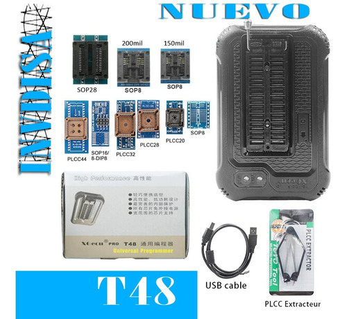 Programador Universal Bios Tl866ii Plus Bases - Facturado (Usado)
