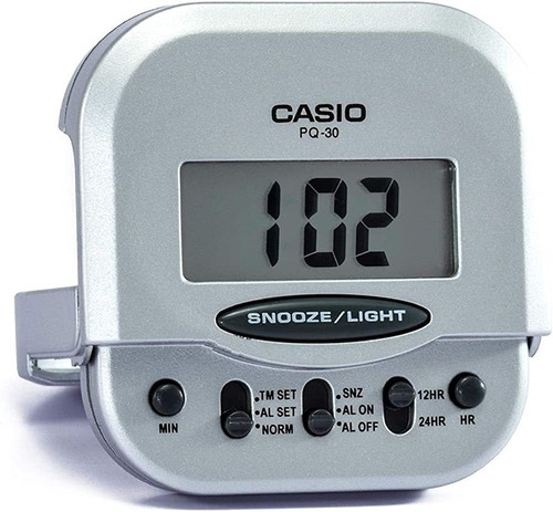 Reloj Casio Despertador Digital Diajero Pq-30