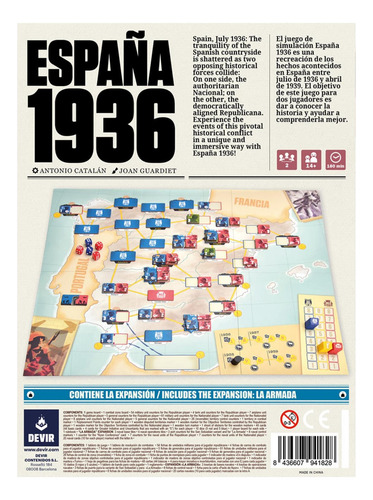 España 1936 - Juego De Mesa